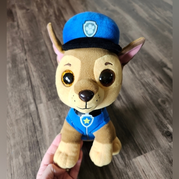 Ty Paw Patrol Chase Plush Police Stuffed Animal Dog - Picture 2 of 7